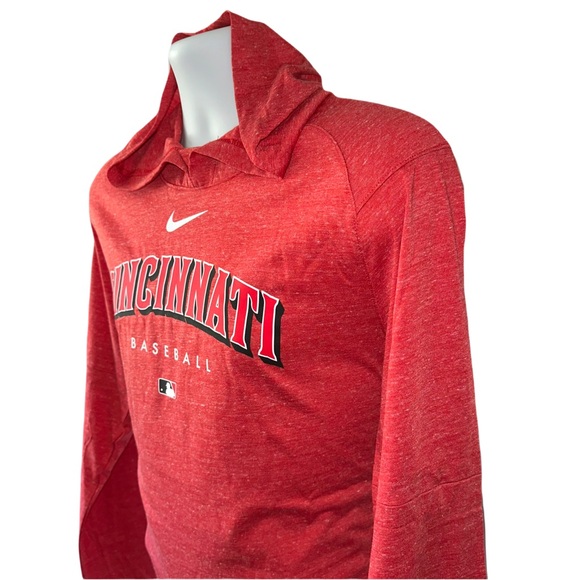 Cincinnati Reds Nike Authentic Collection Performance Pullover Hoodie - Picture 6 of 8